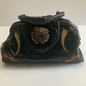 Vintage 1980’s Reem Leather Doctors Bag/ Satchel